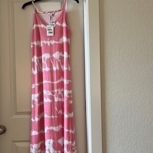 Stellah Tie-Dye Long Maxi Dress Size Small NWT